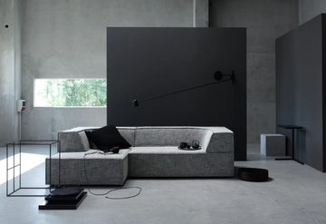TRIO - Sectional fabric sofa with chaise longue by Cor - view 3