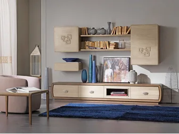 AMARCORD DAY - Sectional wooden storage wall by Cantiero - view 2