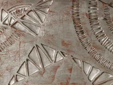 ÉTOILE DAY - Silver leaf sideboard with doors with drawers by Cantiero - view 3