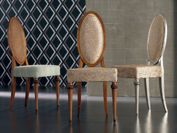 ÉTOILE DAY - Medallion silver leaf chair by Cantiero - view 3