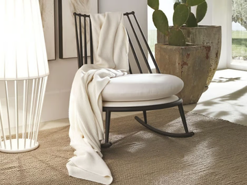 AURORA - Rocking metal armchair by Cantori - view 3