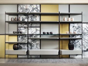 MACAO - Sectional bookcase with drawers by Cantori - view 2