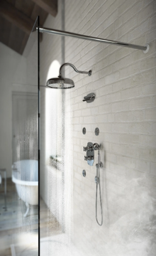 COLONIAL 23010-CR/23012-CR/23015-CR - Rain shower with arm by Carimali - view 3
