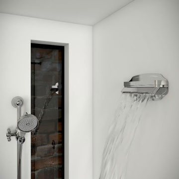 WATERFALL OH! COLONIAL - Wall-mounted waterfall spout with plate by Carimali - view 3