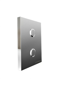 SWITCH CONTROL 2 BOTTONS CHROMOTHERAPY - Wall-mounted brass remote control tap with chromotherapy by Carimali - view 3