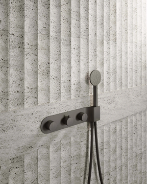 QTIME 0-QTM5103EST-CR/5104EST-CR/5105EST - Recessed thermostatic shower mixer with hand shower by Carimali - view 3
