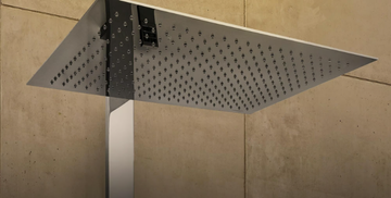 VEHLA 00-1102-CR/00-1103-CR - Wall-mounted shower panel with overhead shower by Carimali - view 3