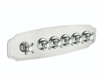 COLONIAL 21054/21064 - Recessed thermostatic shower mixer with plate by Carimali - view 3