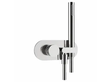 RACE 0-RCE5701EST-CR / 0-RCE5702EST-CR - Recessed single handle shower mixer with hand shower by Carimali - view 2