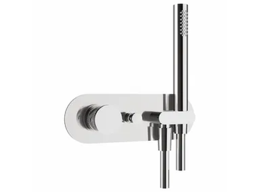 RACE 0-RCE5703EST-CR / 0-RCE5704EST-CR - Single handle Recessed shower mixer with hand shower by Carimali - view 2