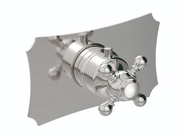 COLONIAL 21804EST-CR - Recessed thermostatic shower mixer with plate by Carimali - view 2