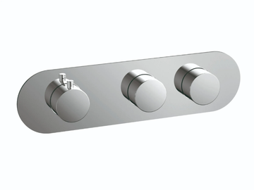 ILTONDO 21027EST/A-CR - Recessed thermostatic shower mixer with plate by Carimali - view 3