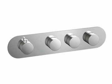 ILTONDO 21037EST/A-CR - Recessed thermostatic shower mixer with plate by Carimali - view 3