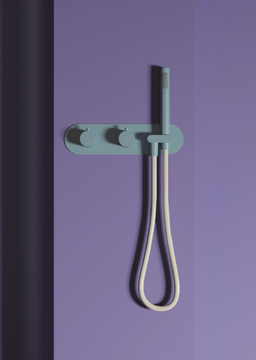 ILTONDO 21528EST/A-CR/21538EST/A-CR - Recessed shower mixer with hand shower by Carimali - view 3
