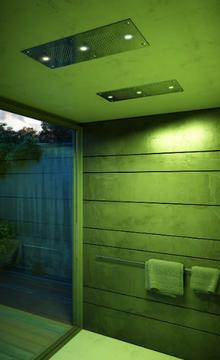 MYDREAM 560X280 23090XKN/S-CRX - Built-in 2-spray overhead shower with chromotherapy by Carimali - view 3