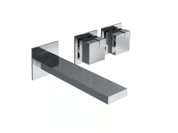 OCUBE 0-OCB2502EST-CR - Wall-mounted washbasin mixer with individual rosettes by Carimali - view 2