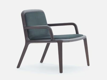 VIDOR - Leather armchair with armrests by Casa - view 2