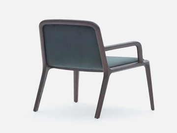 VIDOR - Leather armchair with armrests by Casa - view 3