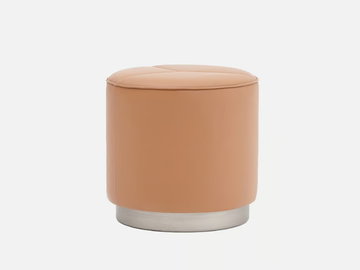 ALIMENA - Upholstered round pouf by Casa - view 2