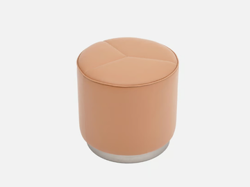 ALIMENA - Upholstered round pouf by Casa - view 3