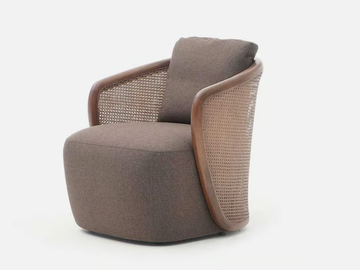CASSOLA - Fabric armchair with armrests by Casa - view 2
