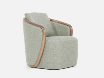 CASSOLA - Fabric armchair with armrests by Casa - view 2
