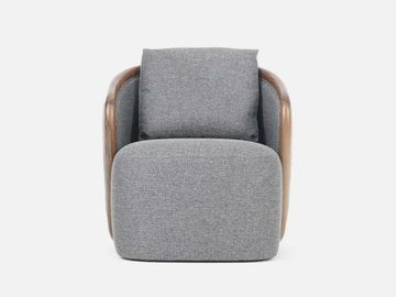 CASSOLA - Fabric armchair with armrests by Casa - view 3