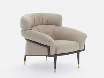 MORGANO - Fabric armchair with headrest by Casa - view 2