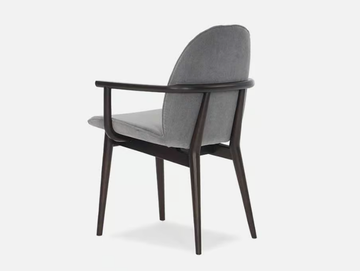 SELIANO - Upholstered wooden chair with armrests by Casa - view 3