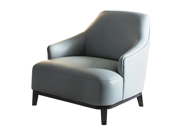 ARNE - Leather armchair with armrests by Casamilano - view 2