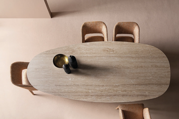 ARNE - Oval marble table by Casamilano - view 3