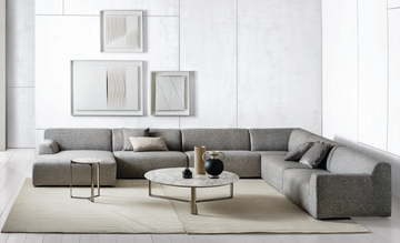 ARNE - Round marble coffee table with metal frame by Casamilano - view 3