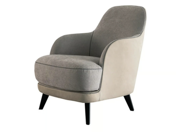 LIZ - Fabric armchair with removable cover with armrests by Casamilano - view 2