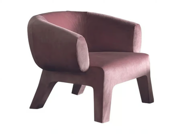LOLA - Fabric armchair with armrests by Casamilano - view 2