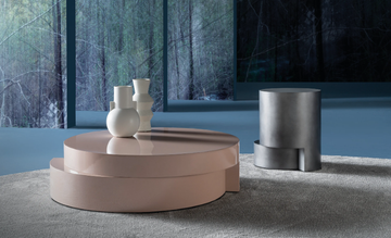TITO - Low round MDF coffee table by Casamilano - view 3