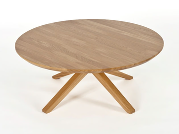 CROSS - Round oak coffee table by Case - view 3
