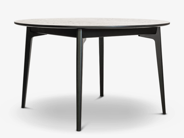 DULWICH - Extending round black stain table by Case - view 3