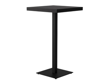EOS - Square powder coated aluminium high table by Case - view 2