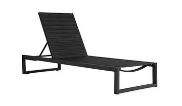 EOS - Recliner powder coated aluminium sun lounger by Case - view 3