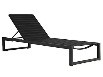 EOS - Recliner powder coated aluminium sun lounger by Case - view 2