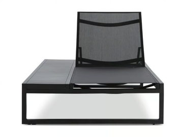 EOS - Recliner powder coated aluminium sun lounger by Case - view 3