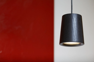SOLID CONICAL - LED dimmable oak pendant lamp by Case - view 3