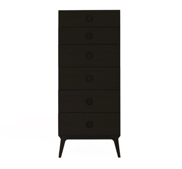 VALENTINE - Black stain chest of drawers by Case - view 3