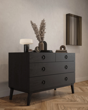 VALENTINE - Black stain chest of drawers by Case - view 3