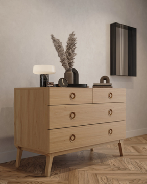 VALENTINE - Oak chest of drawers by Case - view 3