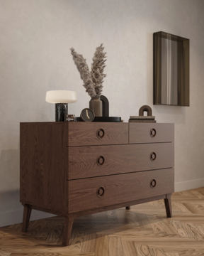 VALENTINE - Walnut chest of drawers by Case - view 3
