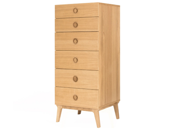 VALENTINE - Oak chest of drawers by Case - view 2