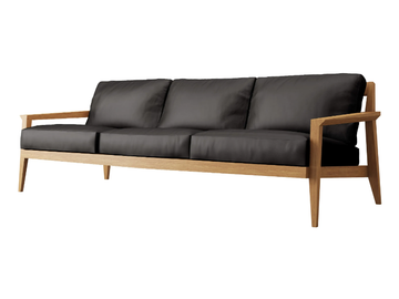 STANLEY - 3 seater leather sofa by Case - view 2