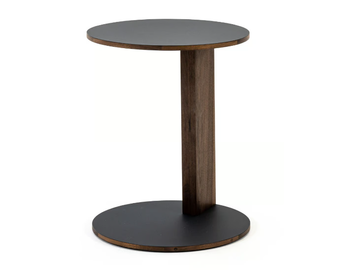 OVERHANG - Round PC laminate side table by Case - view 2