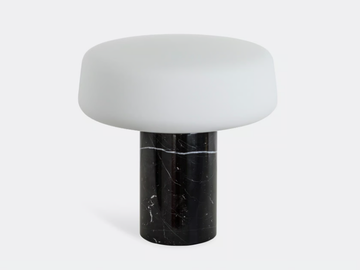 SOLID - LED Nero Marquina marble table lamp by Case - view 2